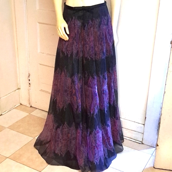 Formal Tadashi Shoji Flare Skirt - Picture 1 of 5